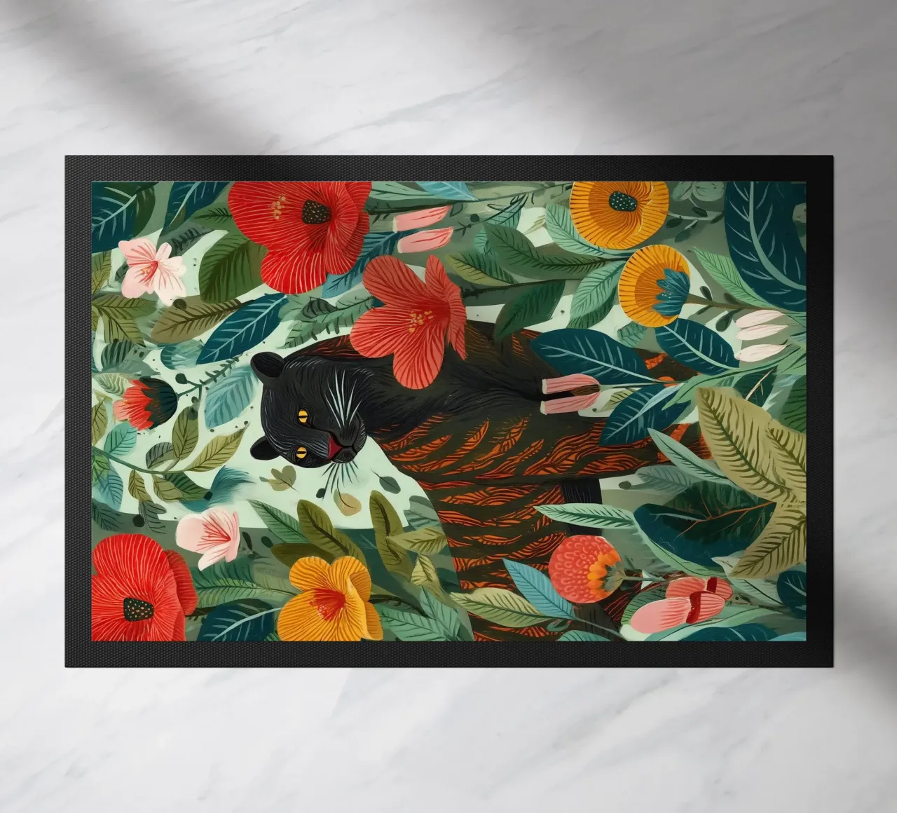 Portrait of a Panther in Bloom I zerbino da Luca