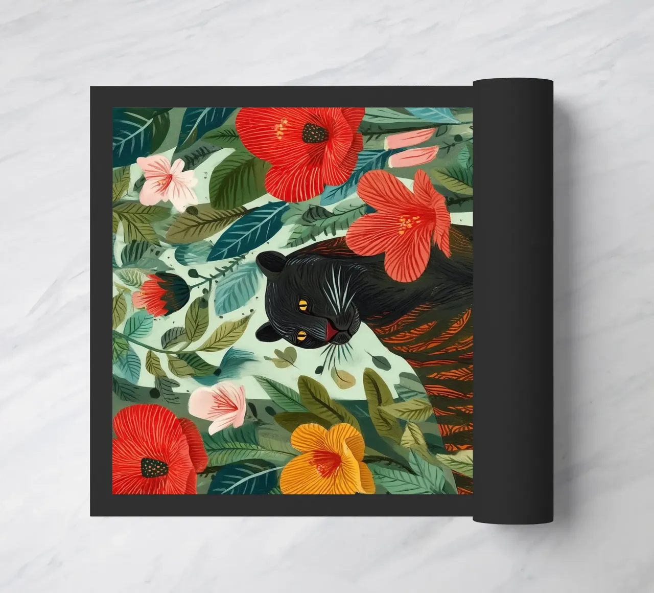 Portrait of a Panther in Bloom I zerbino da Luca