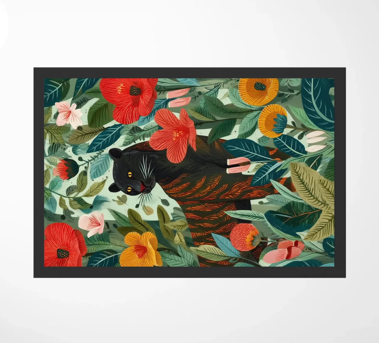 Portrait of a Panther in Bloom I zerbino da Luca