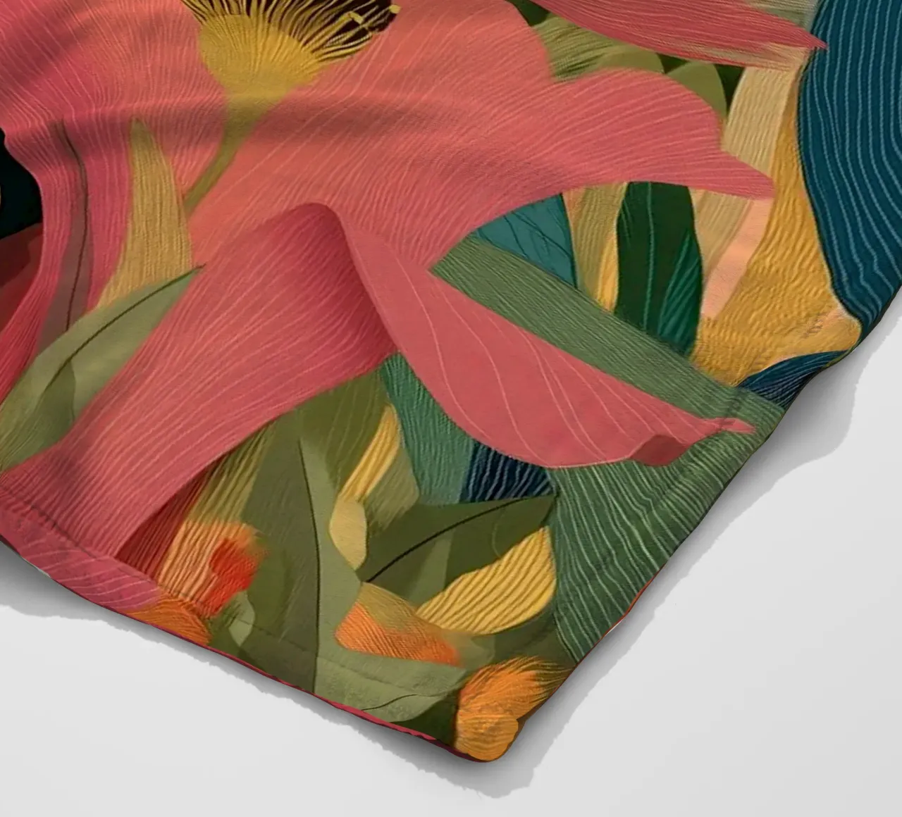 Portrait of a Panther in Bloom II coperta in pile da Luca