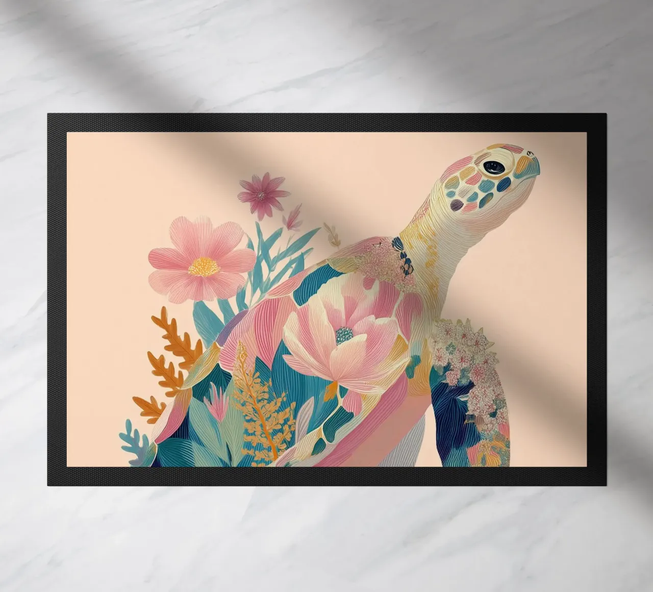 Portrait of a Turtle in Bloom zerbino da Luca