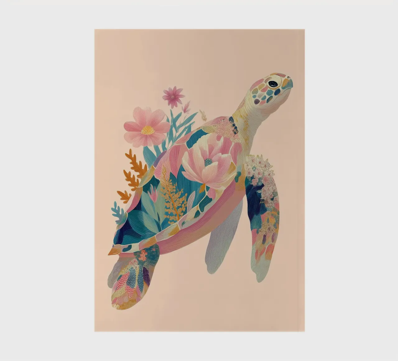 Portrait of a Turtle in Bloom diario da Luca