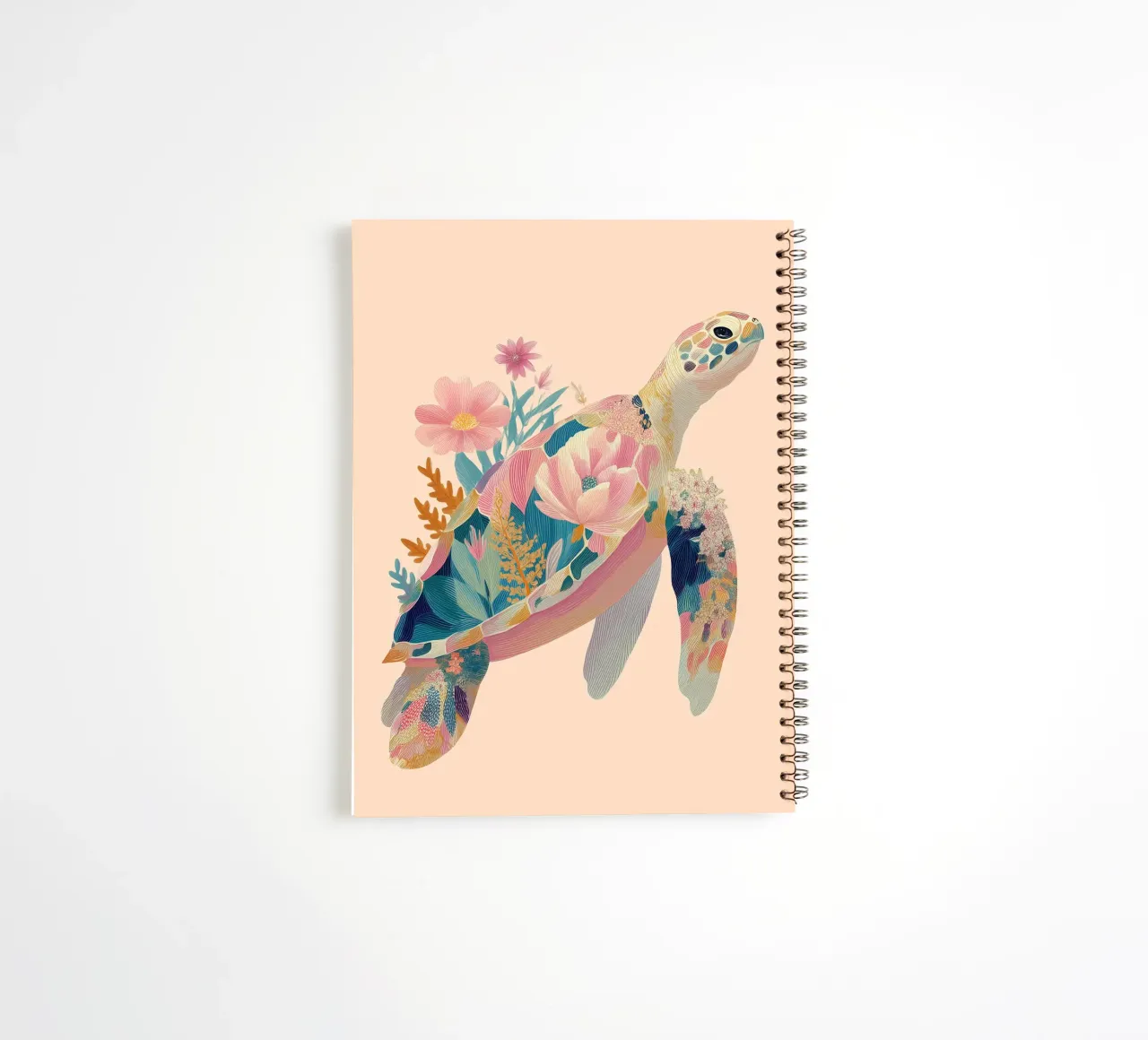 Portrait of a Turtle in Bloom Ringbuch von Luca