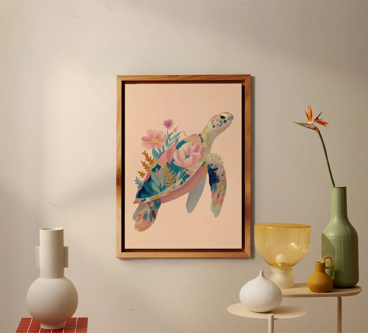 Portrait of a Turtle in Bloom placa de forex de Luca