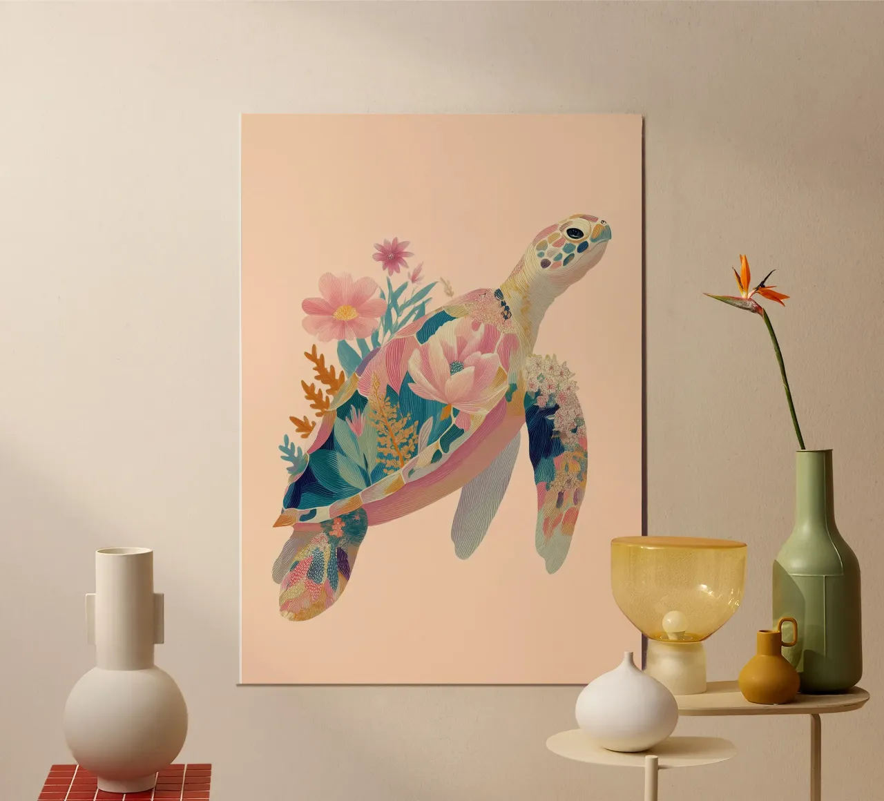 Portrait of a Turtle in Bloom placa de forex de Luca