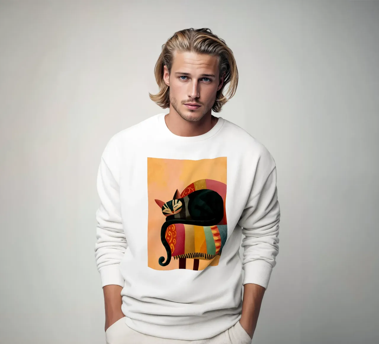 The Dreaming Cat sudadera de Luca