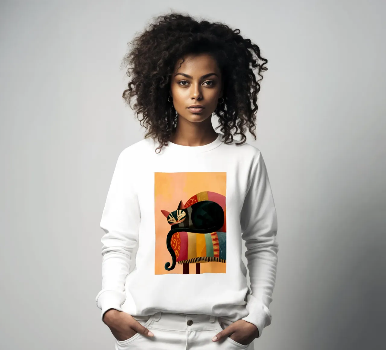 The Dreaming Cat sudadera de Luca