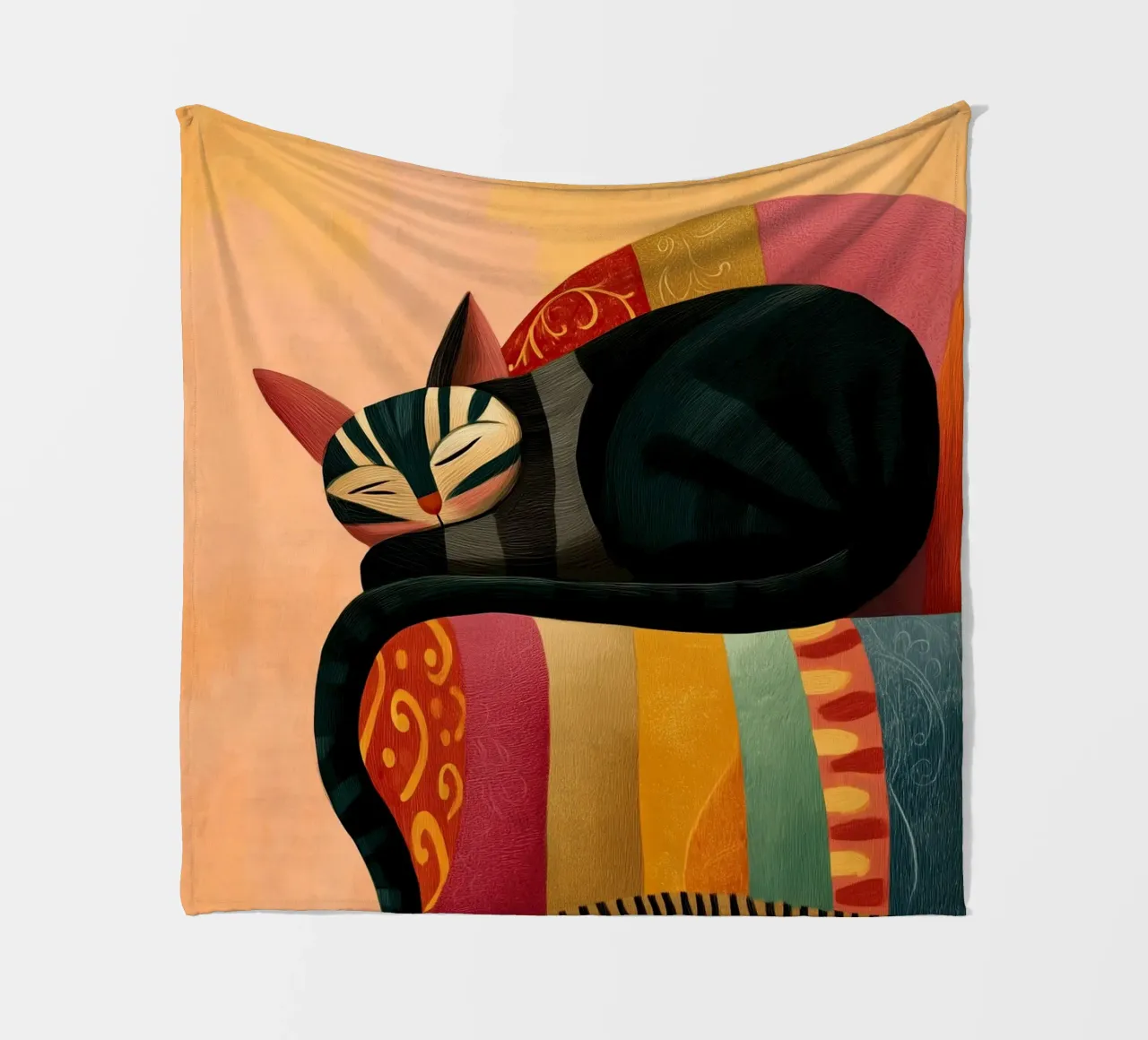 The Dreaming Cat coperta in pile da Luca