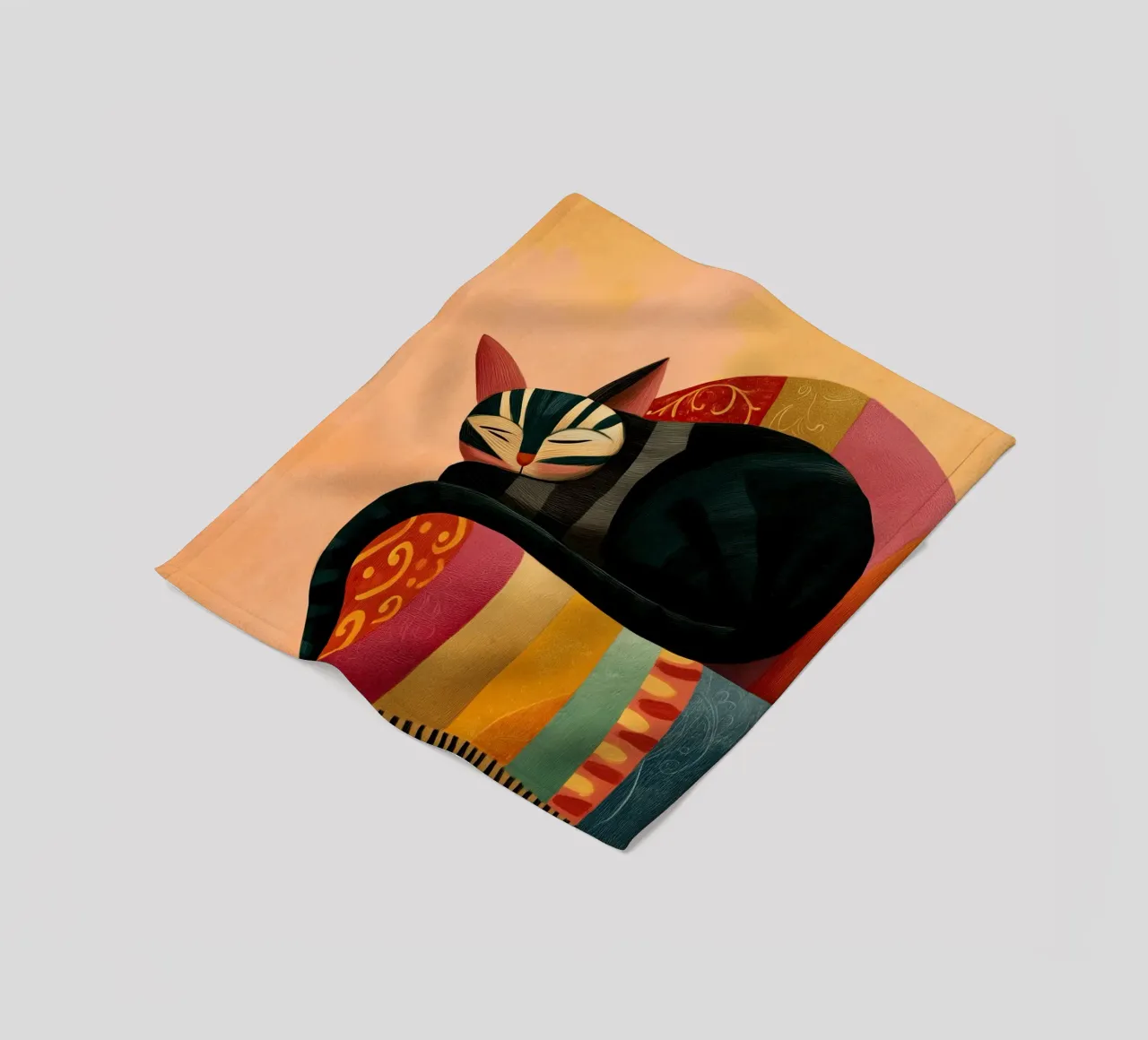 The Dreaming Cat coperta in pile da Luca