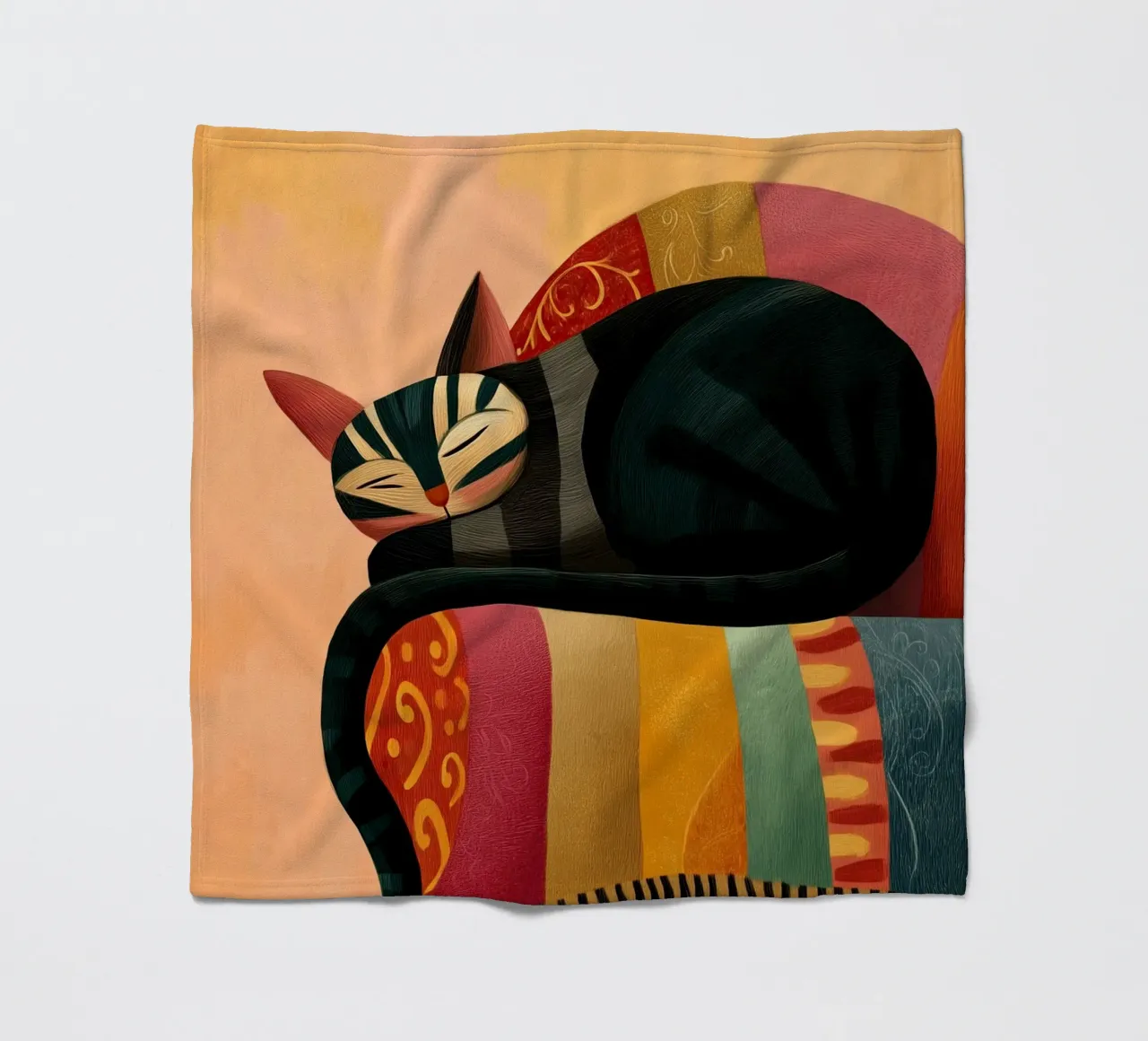The Dreaming Cat coperta in pile da Luca
