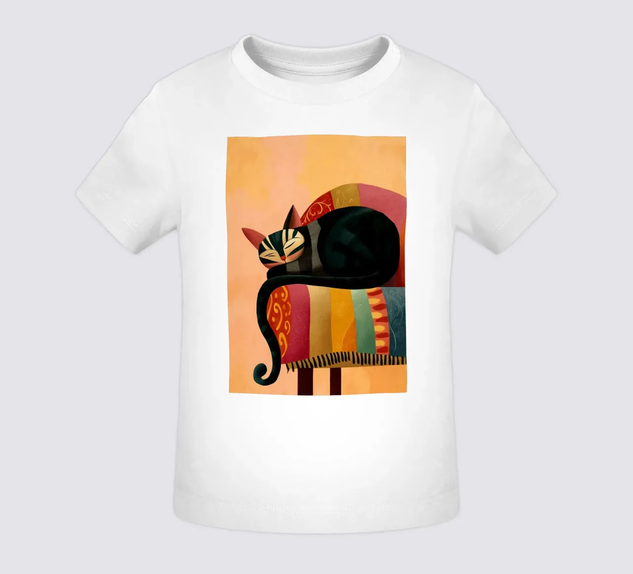 The Dreaming Cat maglietta neonato da Luca