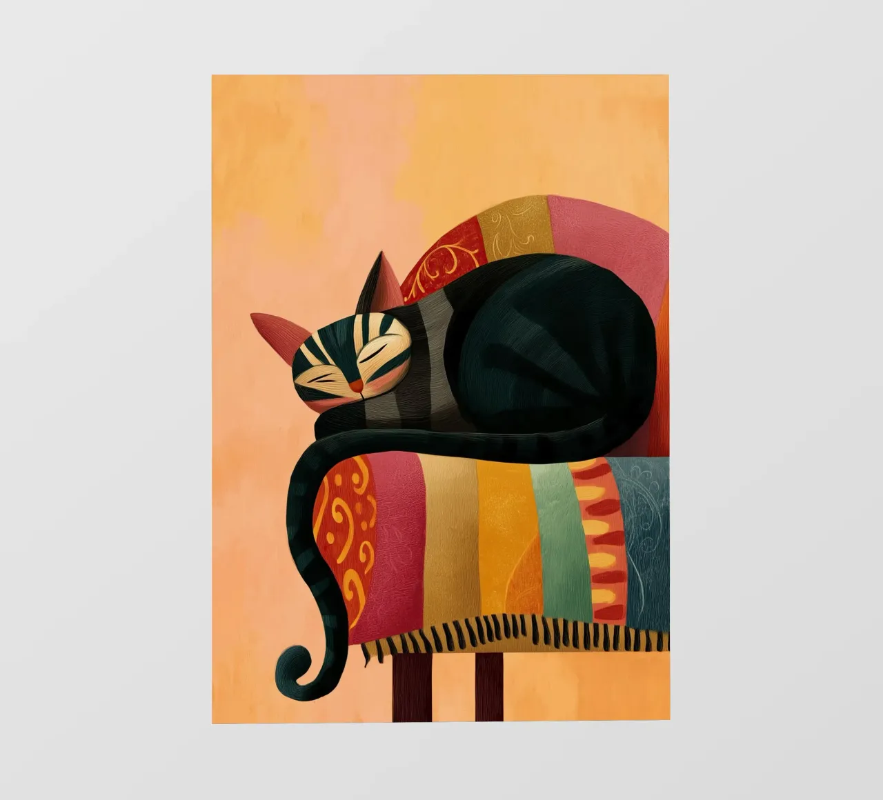 The Dreaming Cat telo in pvc da Luca