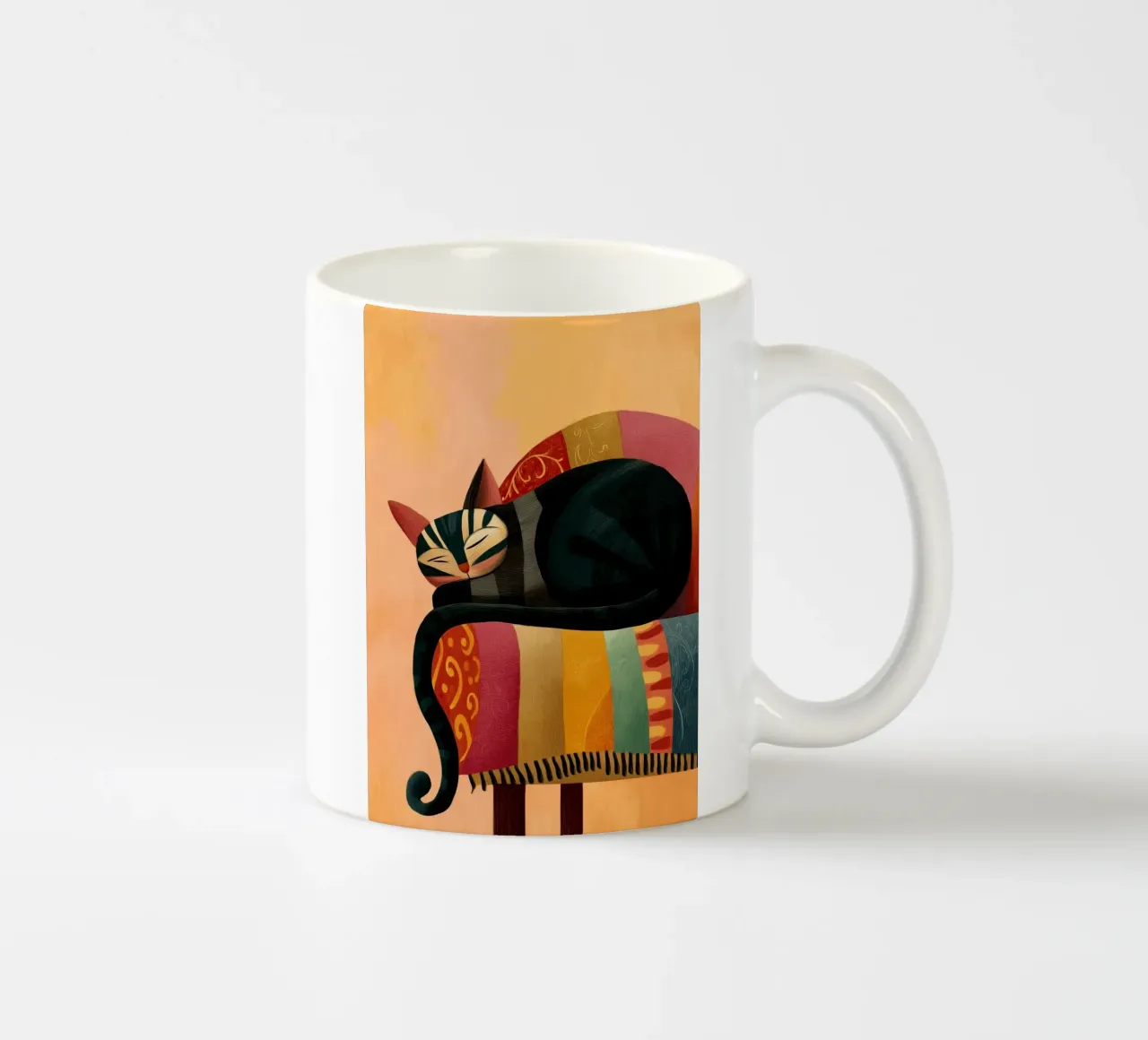 The Dreaming Cat tazza in ceramica da Luca
