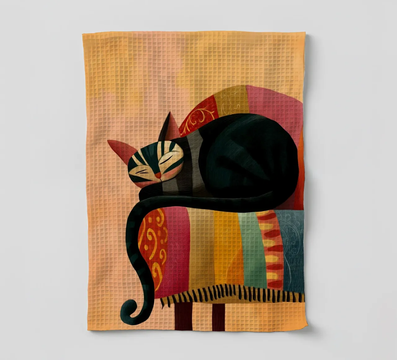 The Dreaming Cat canovaccio da cucina da Luca