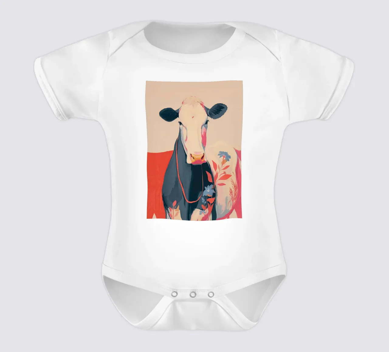 The Gentle Earth body neonato maniche corte da Luca