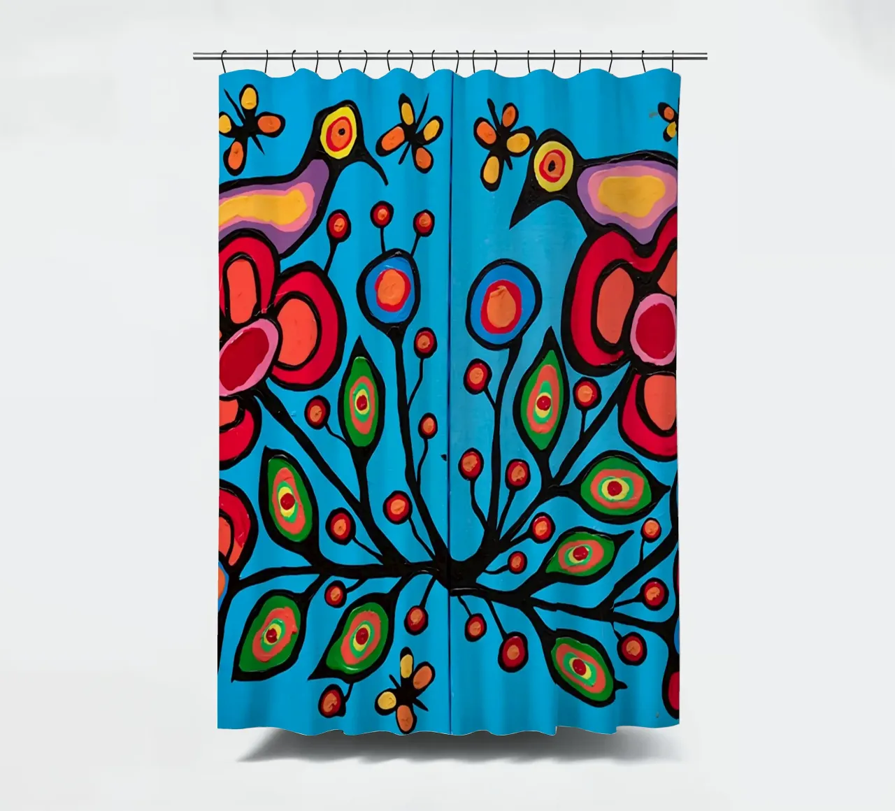 Norval Morrisseau Le quattro R di Morrisseau tenda da doccia da Riley Art Studio