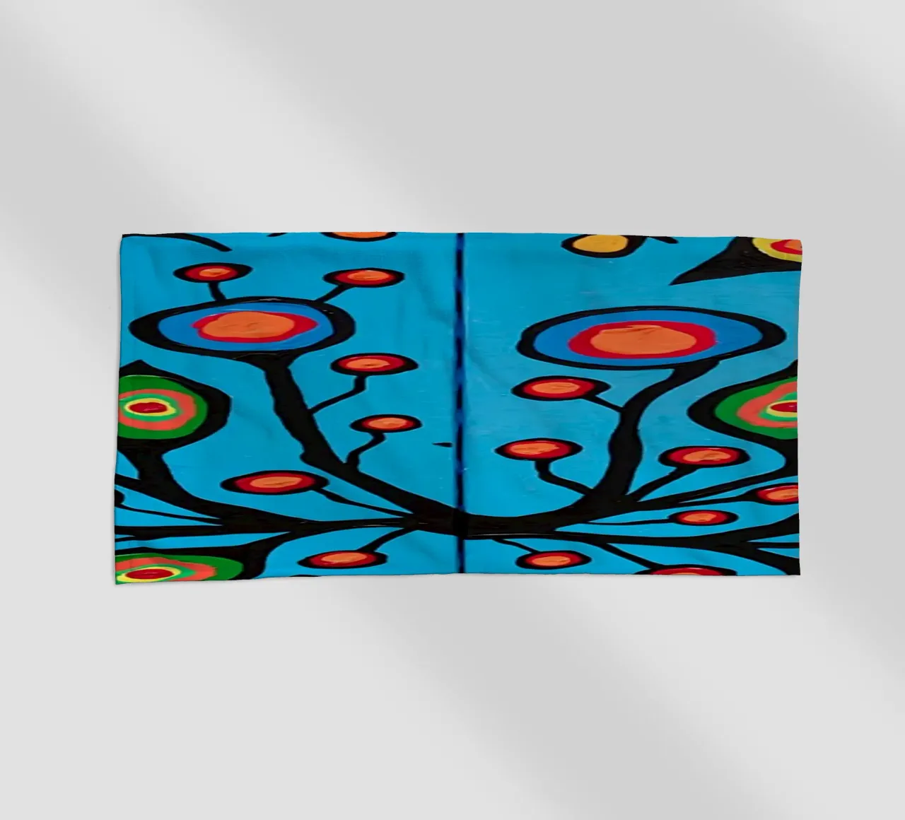 Norval Morrisseau Le quattro R di Morrisseau telo mare da Riley Art Studio