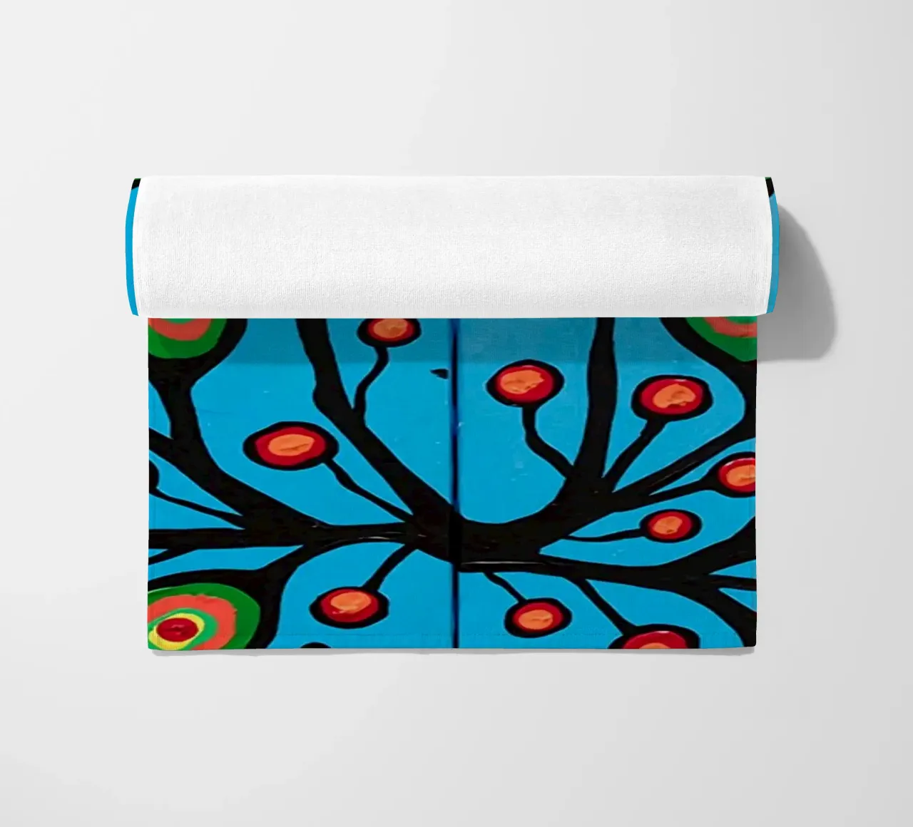 Norval Morrisseau Le quattro R di Morrisseau telo mare da Riley Art Studio