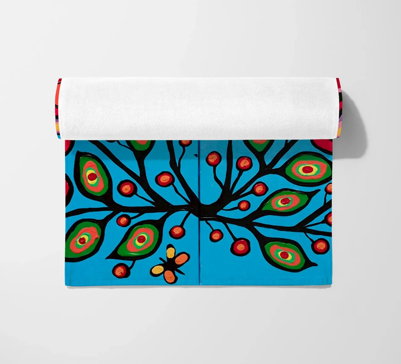 Norval Morrisseau Le quattro R di Morrisseau telo mare da Riley Art Studio
