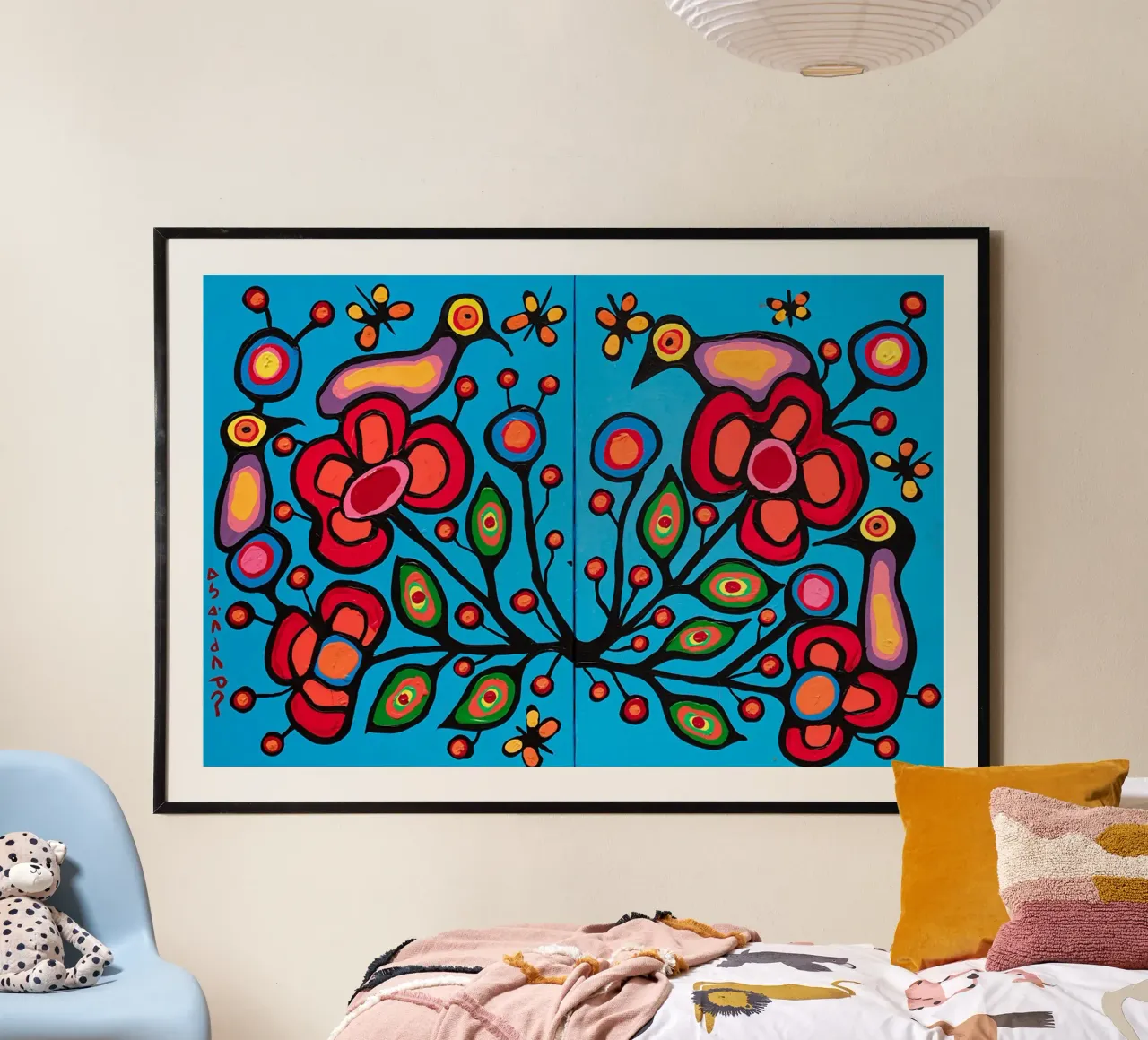 Norval Morrisseau Le quattro R di Morrisseau poster da Riley Art Studio