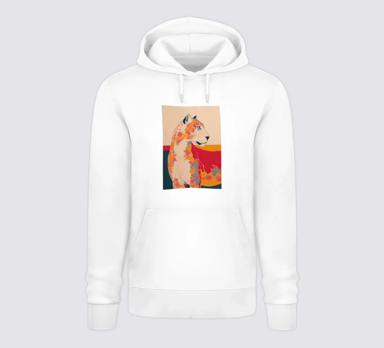 Wild Bloom - The Painted Panther felpa con cappuccio da Luca