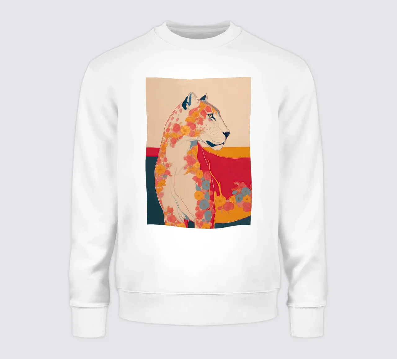 Wild Bloom - The Painted Panther felpa da Luca