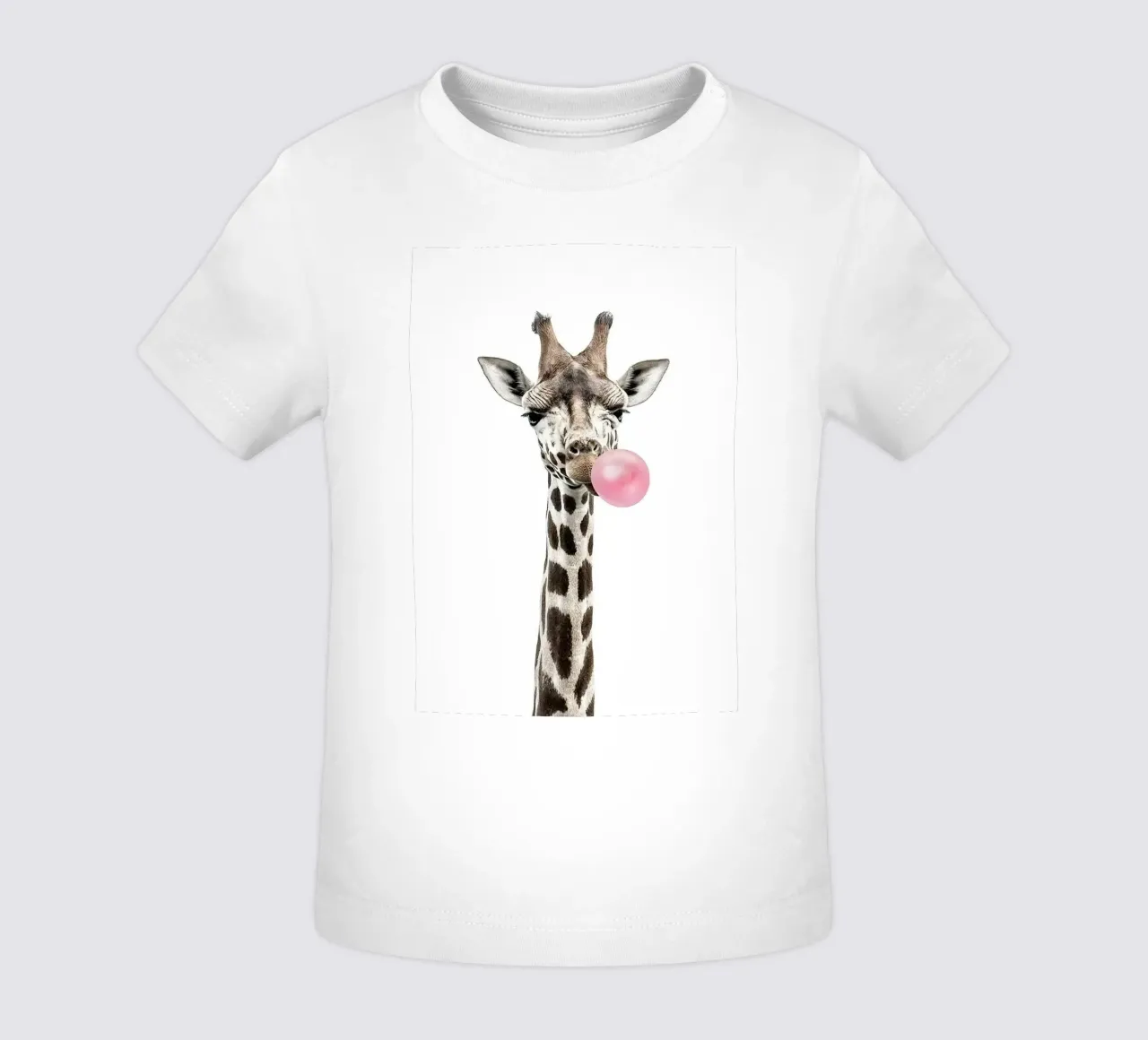 Giraffa di gomma da masticare maglietta neonato da Emil Art Studio