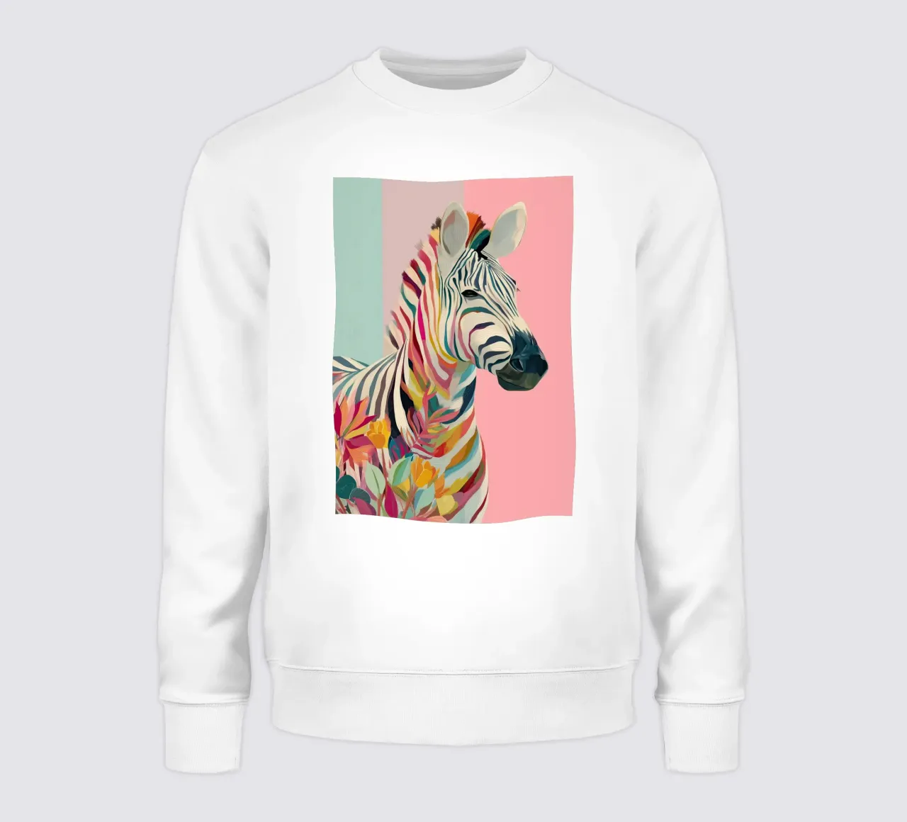 Zebra Bloom felpa da Luca