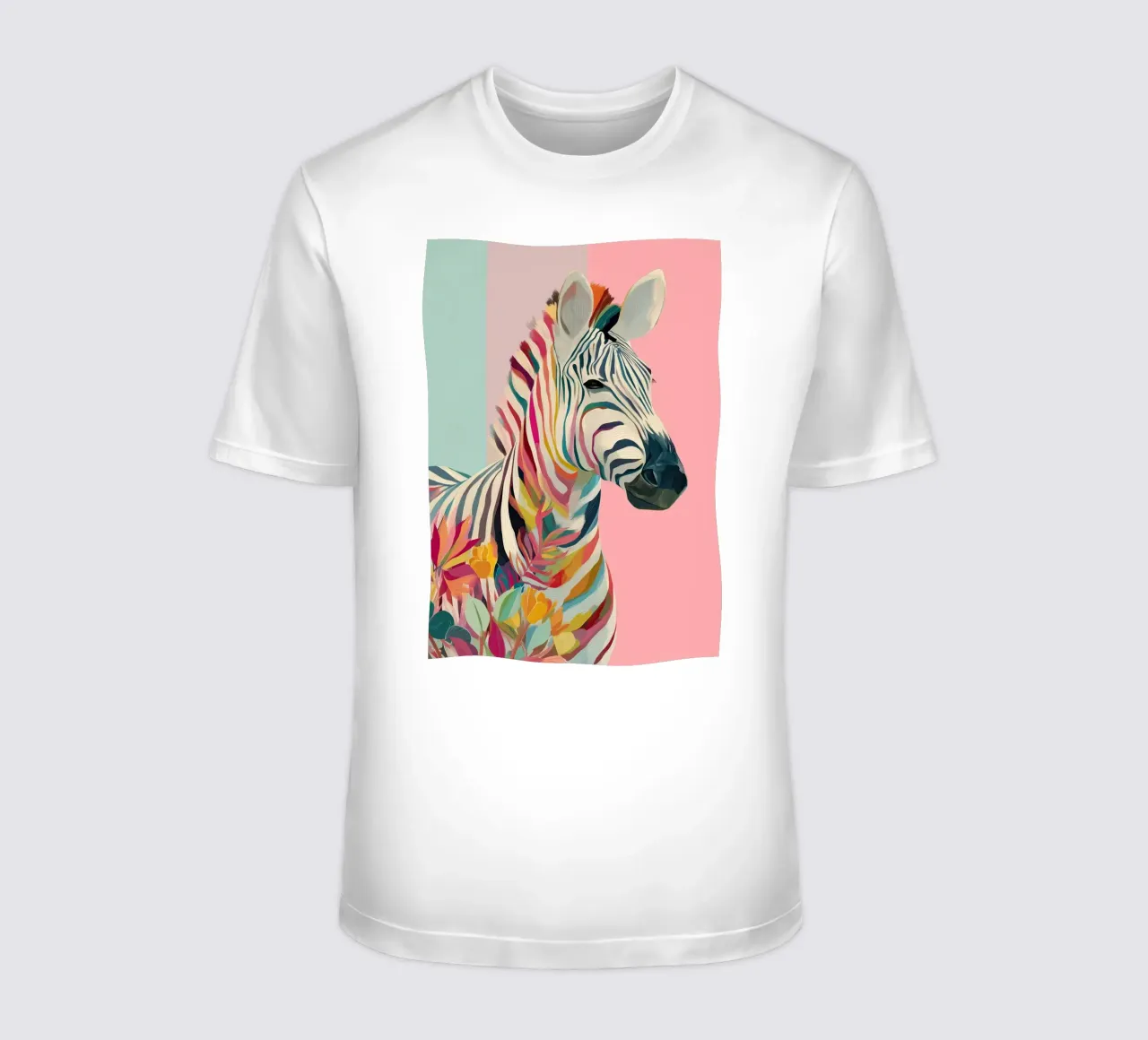 Zebra Bloom t-shirt da Luca
