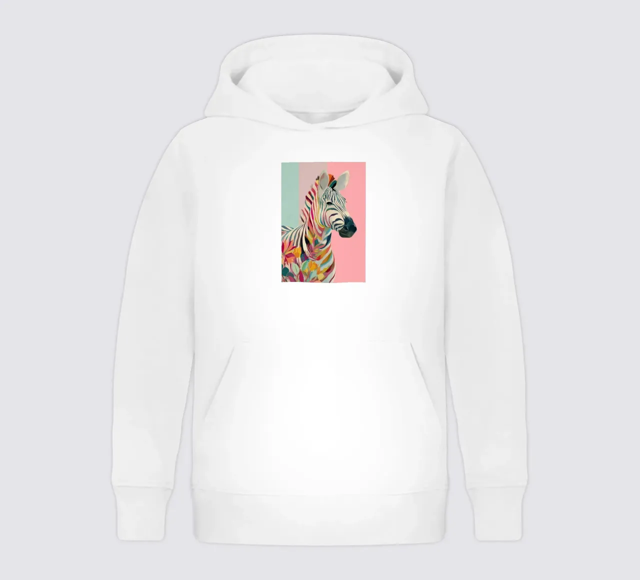 Zebra Bloom felpa bambino con cappuccio da Luca