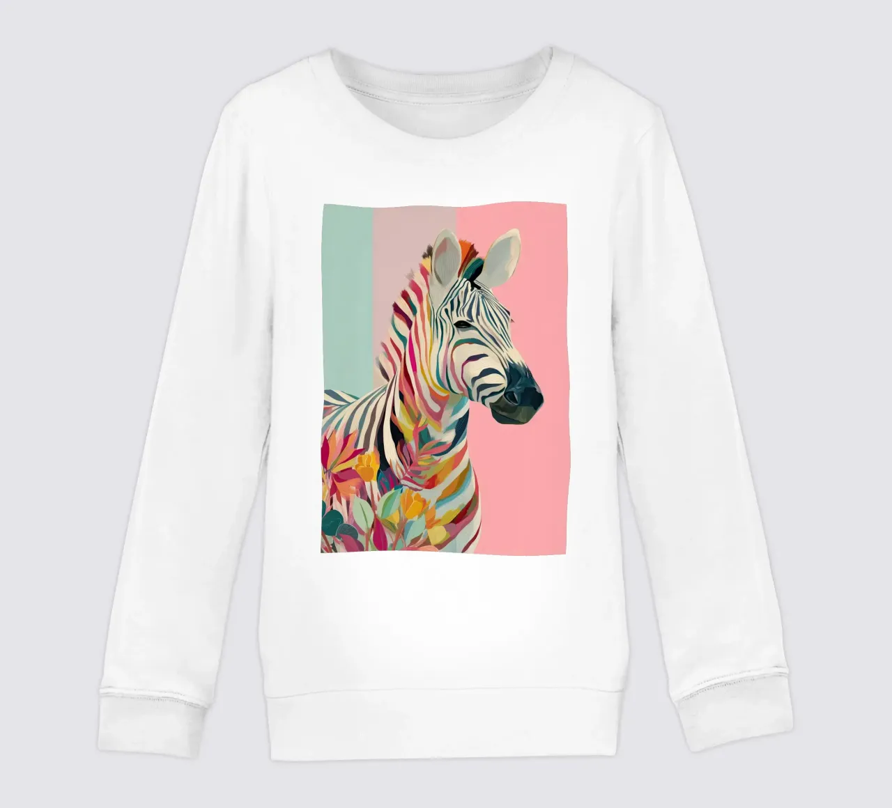 Zebra Bloom felpa bambino da Luca