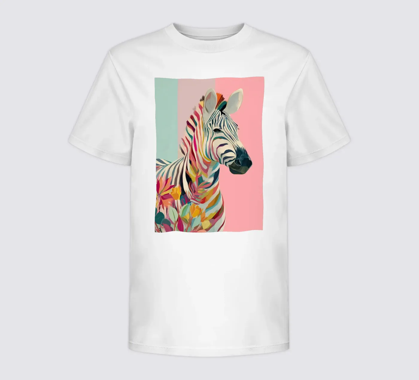 Zebra Bloom t-shirt bambini da Luca