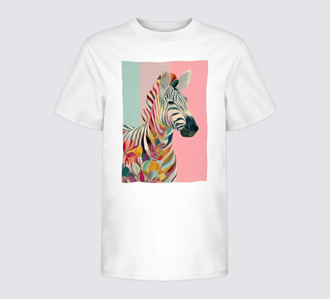 Zebra Bloom t-shirt bambini da Luca