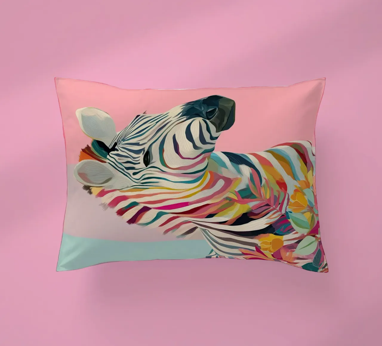 Zebra Bloom cuscino da Luca