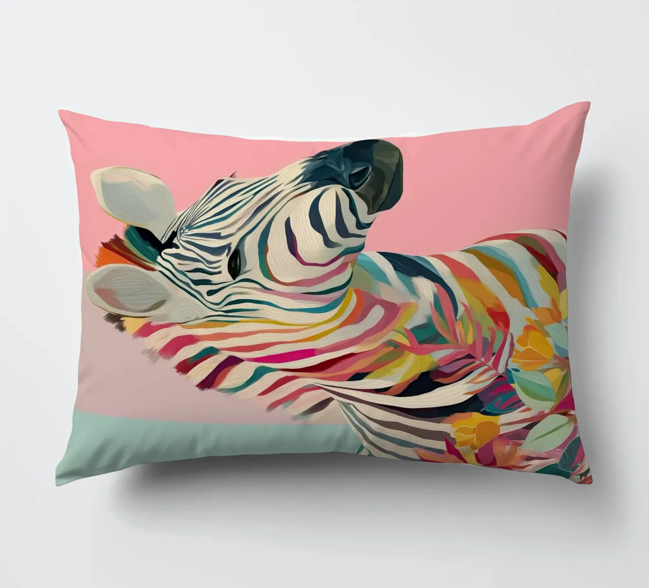Zebra Bloom cuscino da Luca