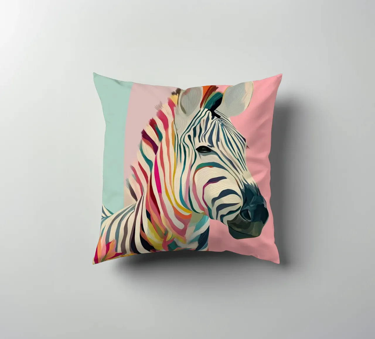 Zebra Bloom cuscino da Luca