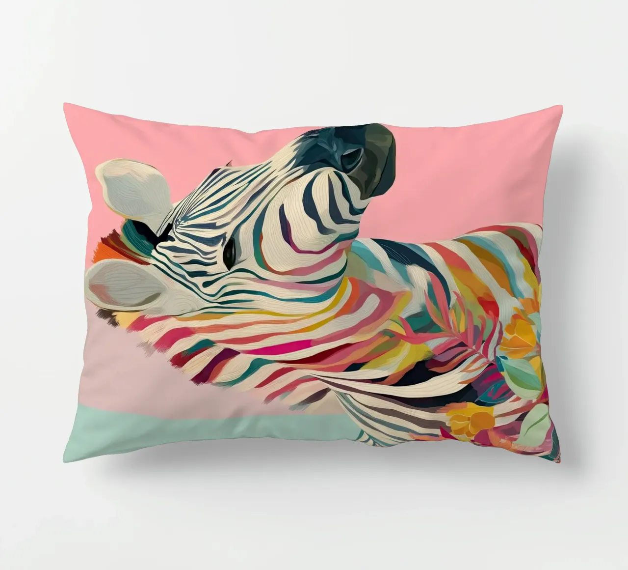 Zebra Bloom cuscino da Luca