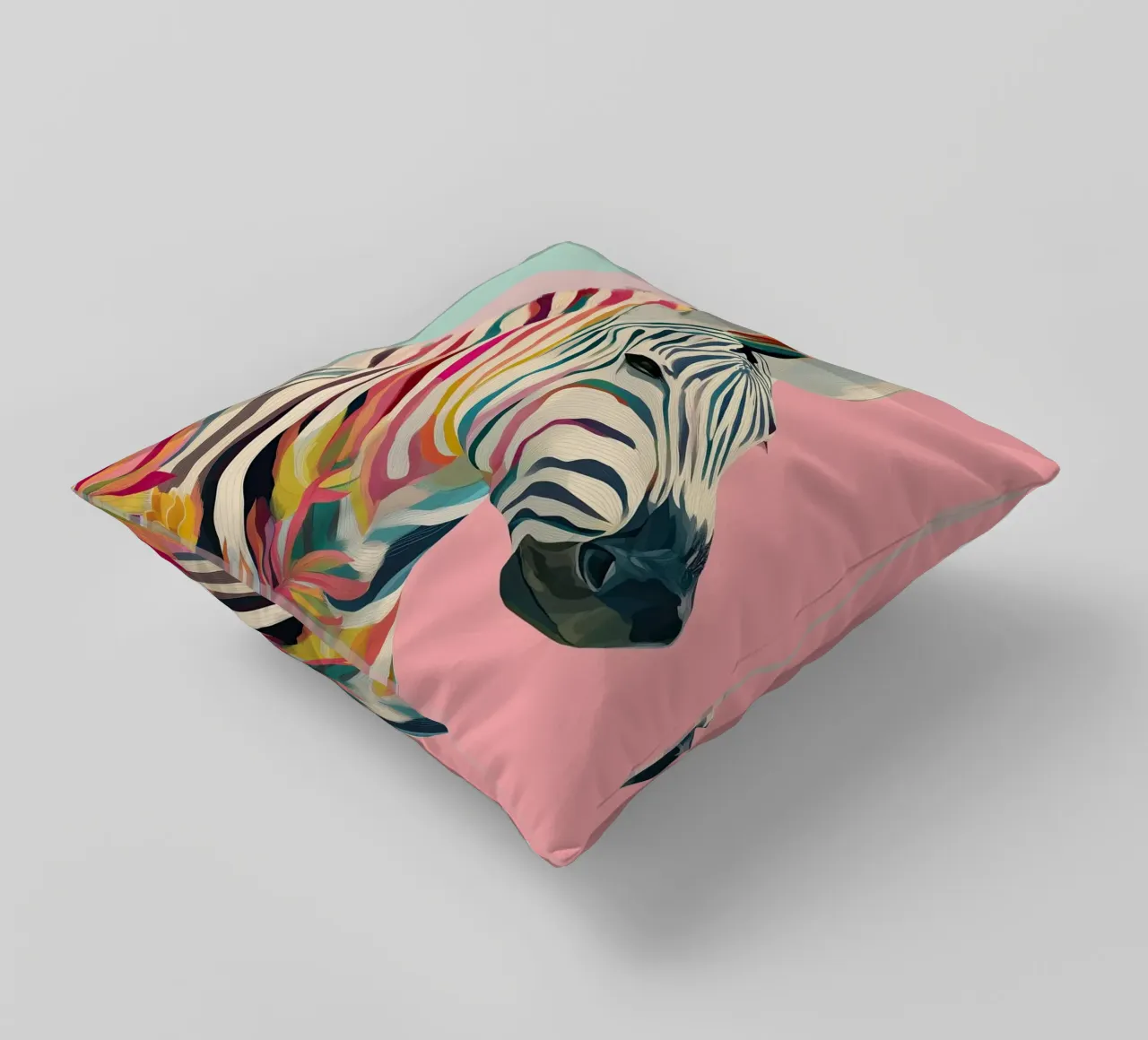 Zebra Bloom cuscino da Luca