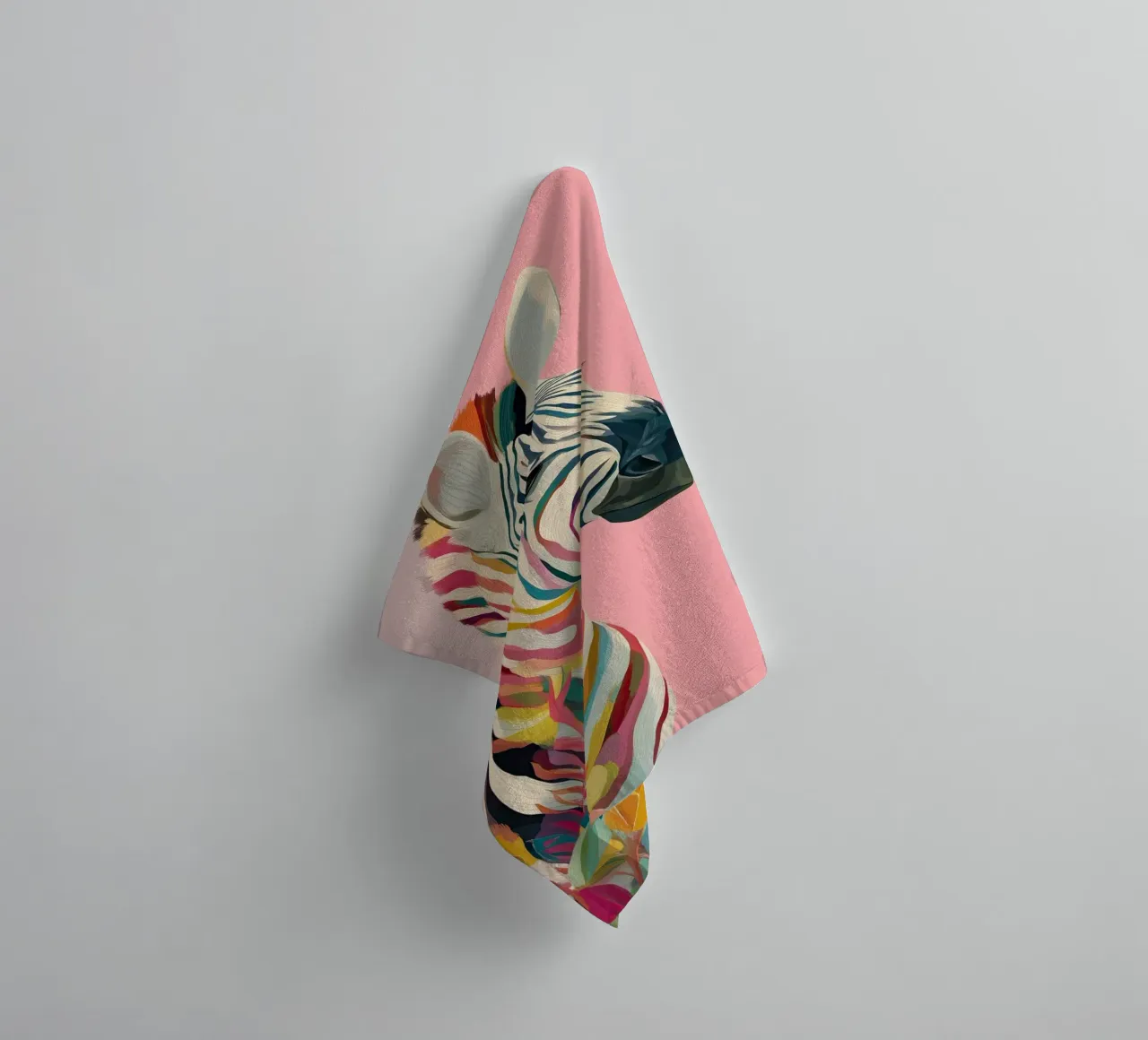 Zebra Bloom Handtuch von Luca