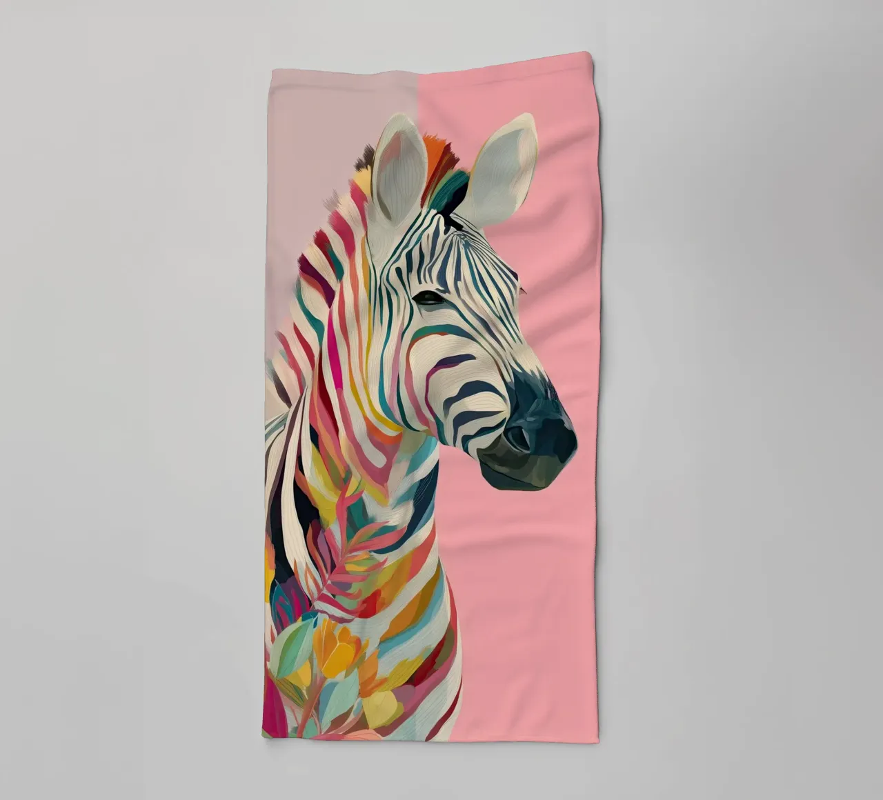 Zebra Bloom Handtuch von Luca