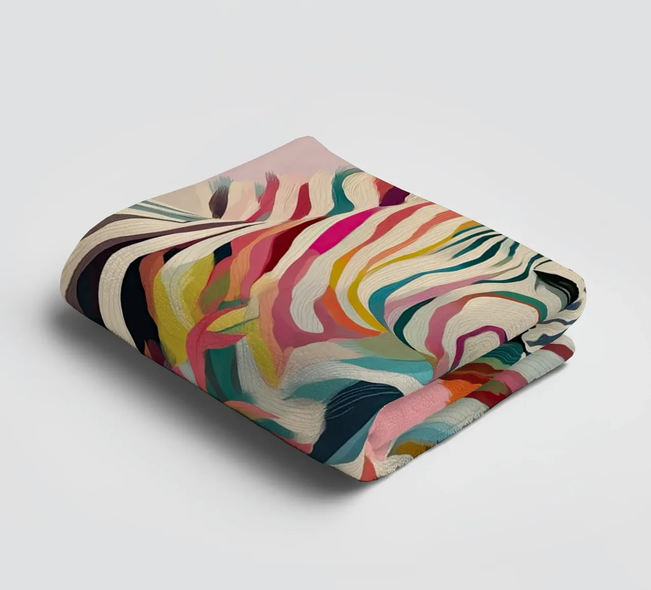 Zebra Bloom Handtuch von Luca