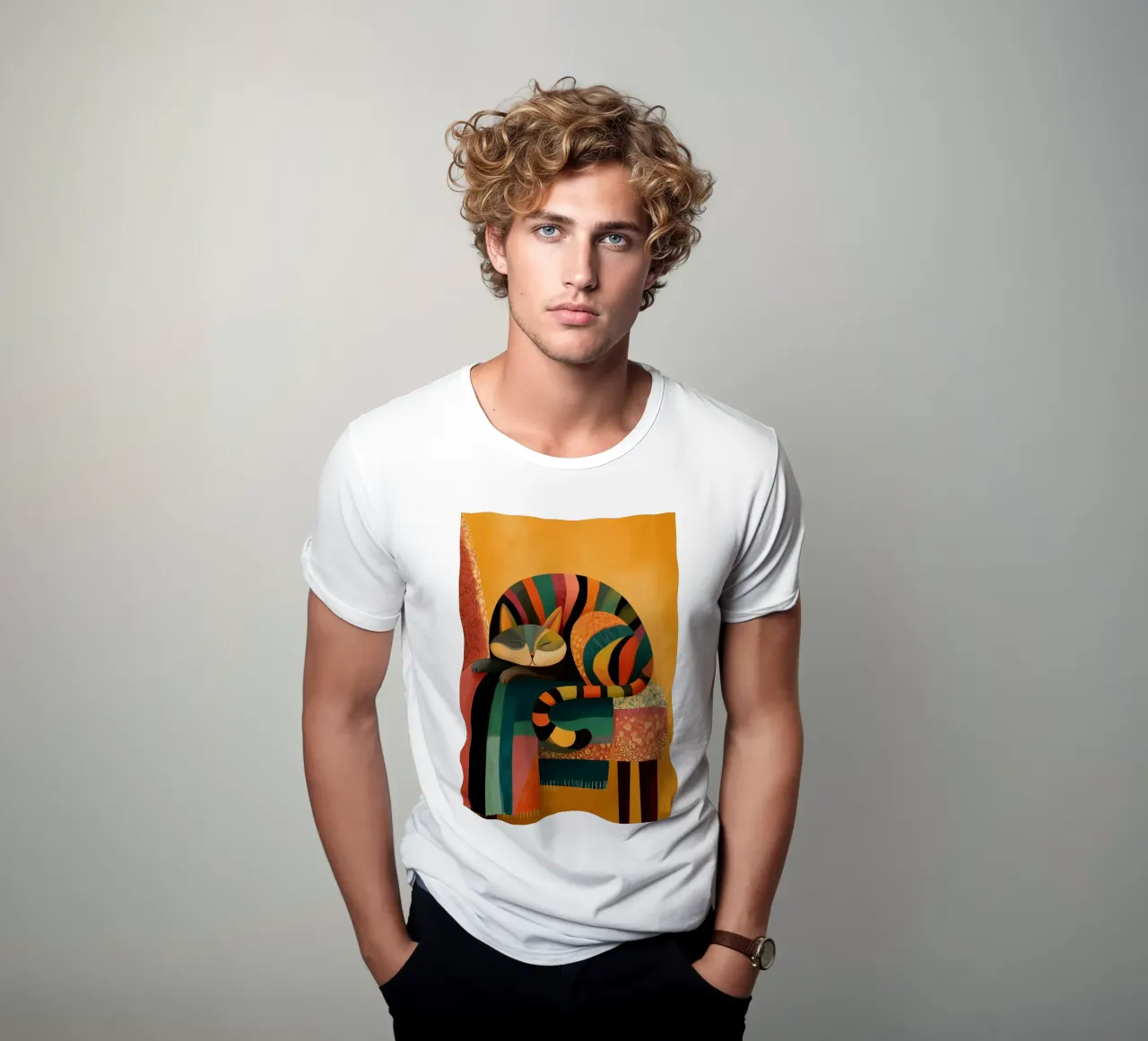 The Warm Geometry t-shirt da Luca