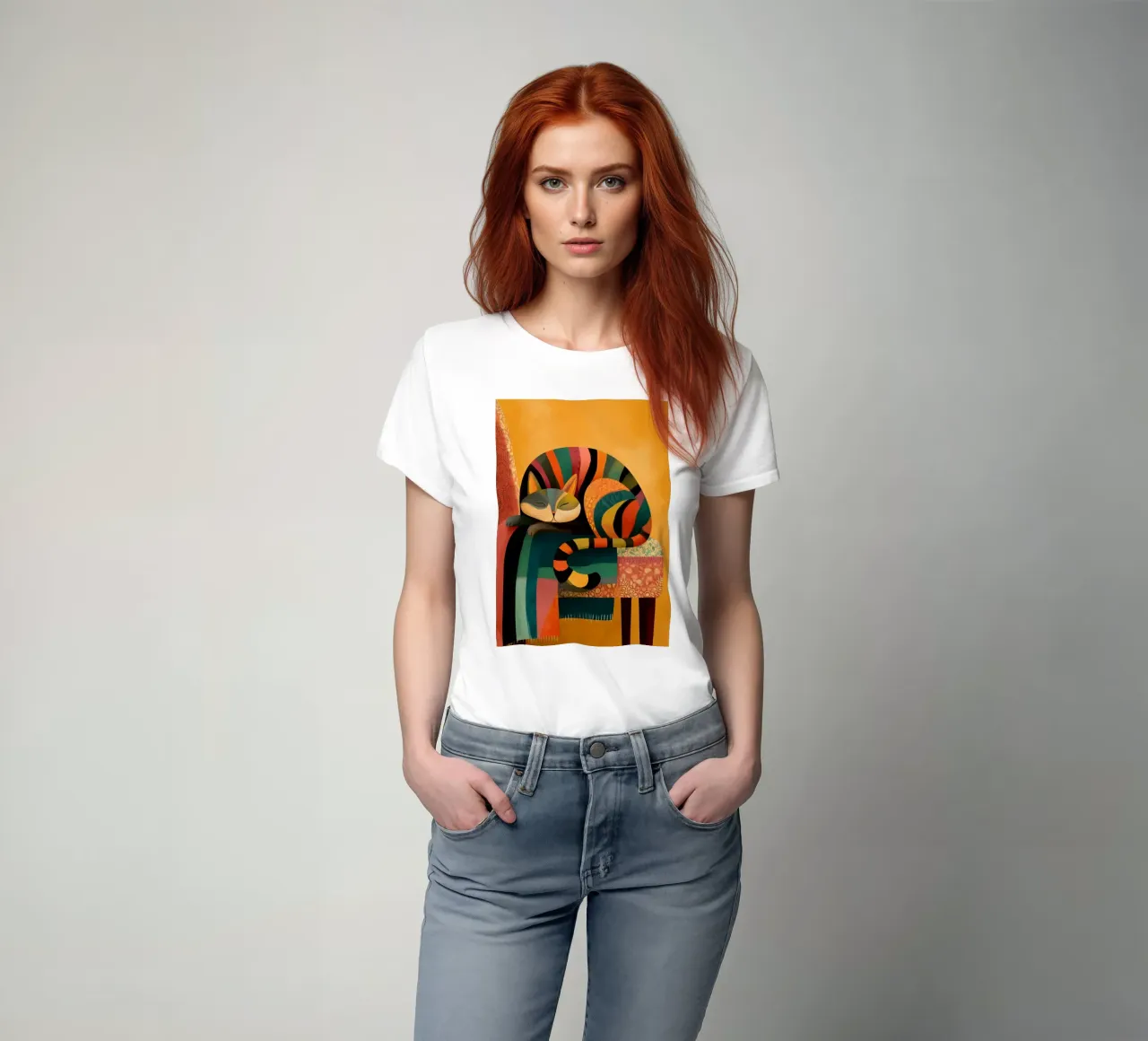 The Warm Geometry t-shirt da Luca