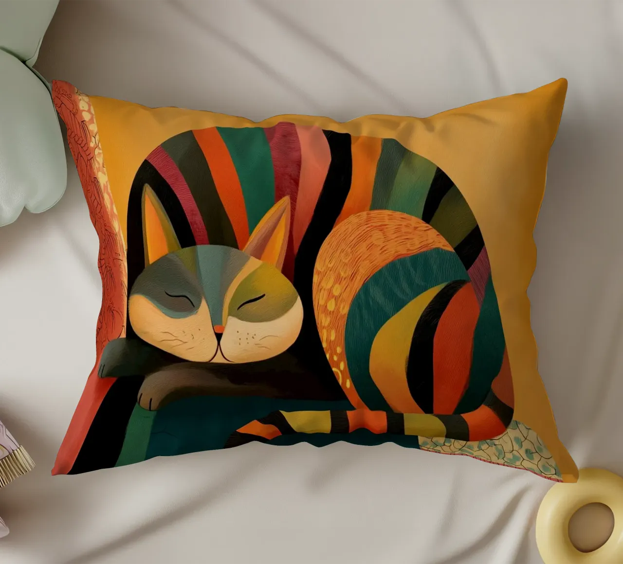 The Warm Geometry cuscino da Luca