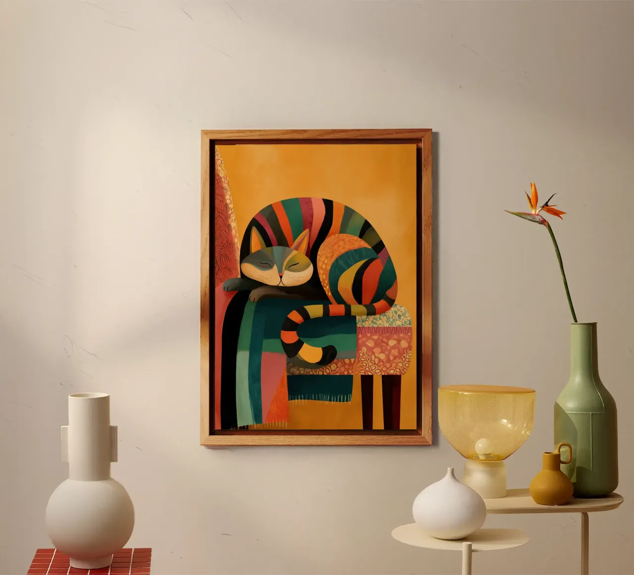 The Warm Geometry alluminio dibond da Luca