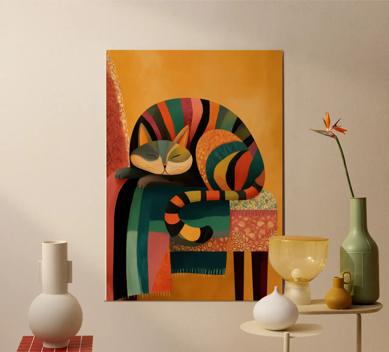 The Warm Geometry alluminio dibond da Luca