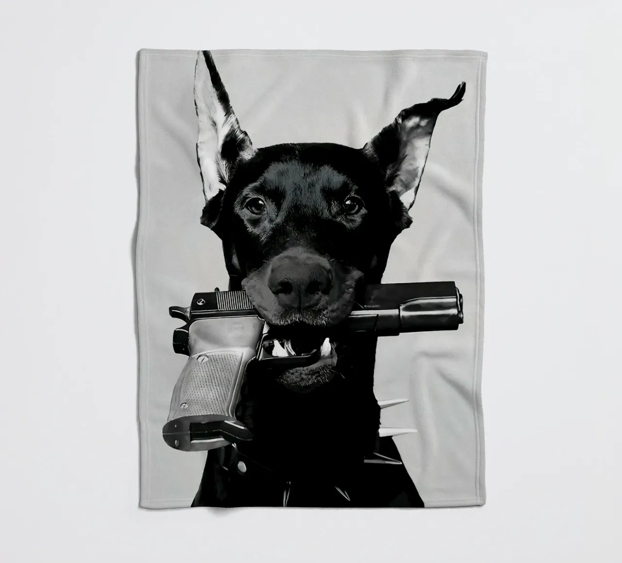 Cane carico coperta in pile da Emil Art Studio