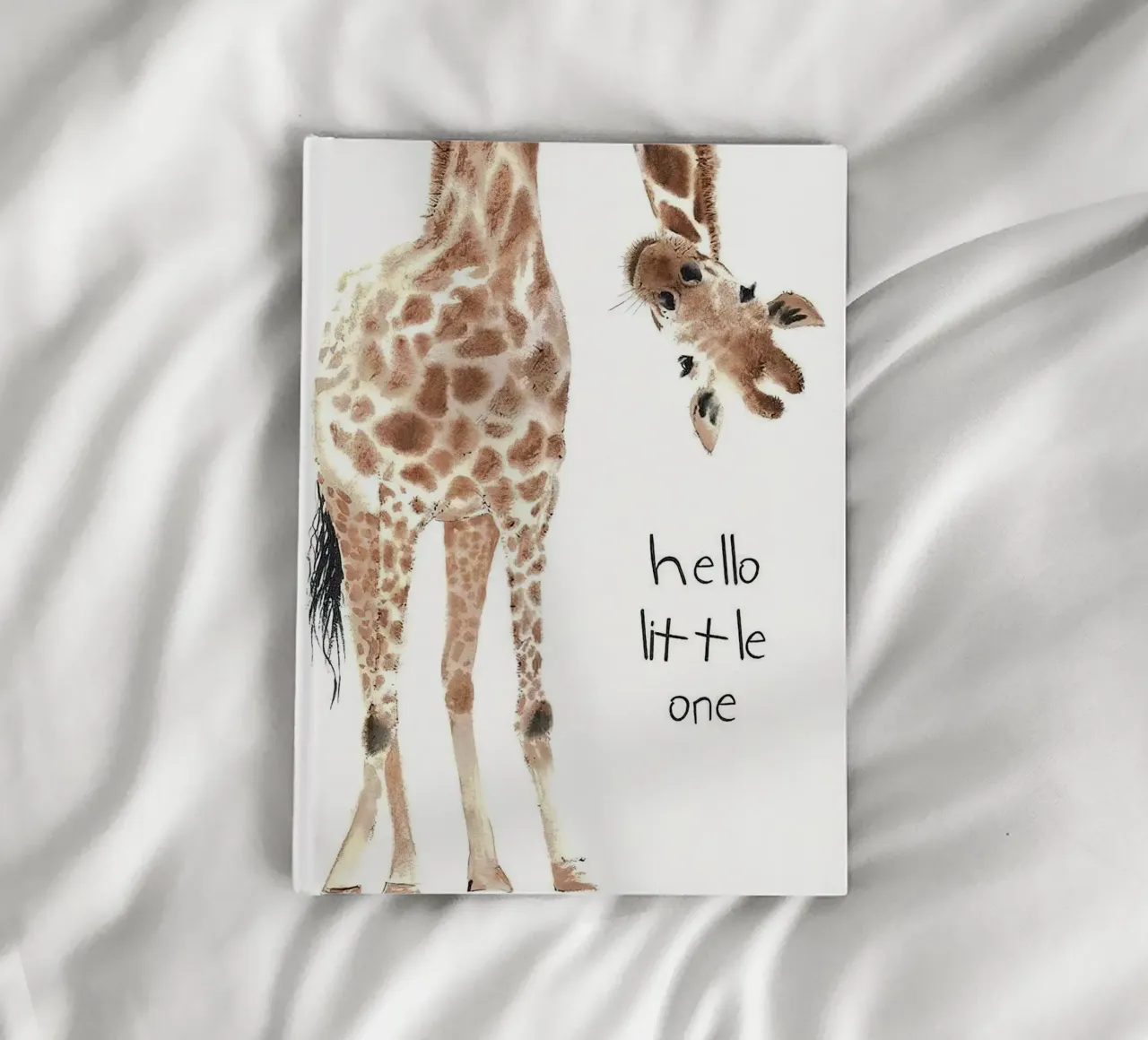 Hello Giraffe notebook by Emil Art Studio