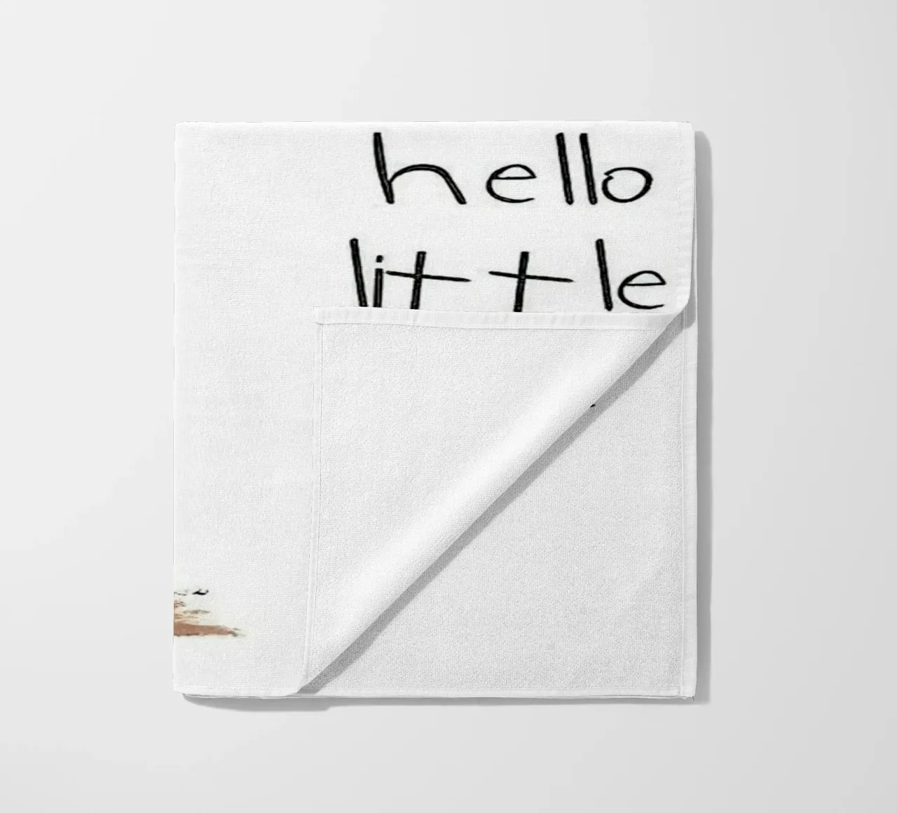 Hello Giraffe telo mare da Emil Art Studio