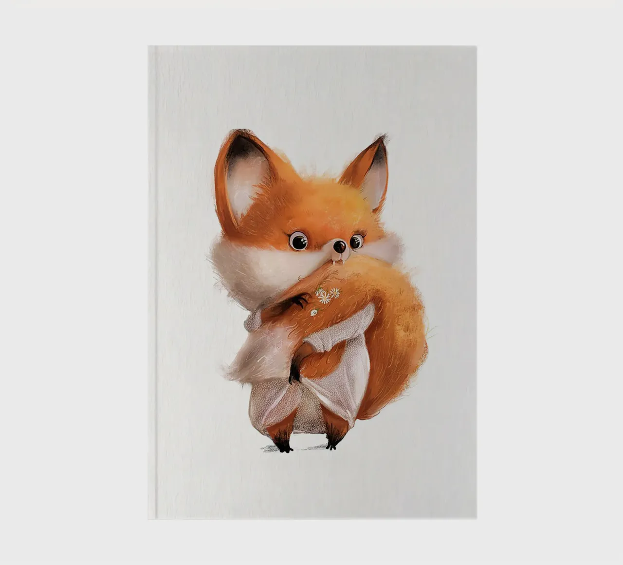 Volpe con coda folta diario da Emil Art Studio